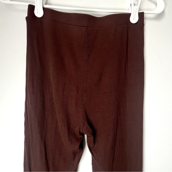 Naked Wardrobe Brown Full Length Pull-on Leggings Women's Medium - Picture 10 of 11